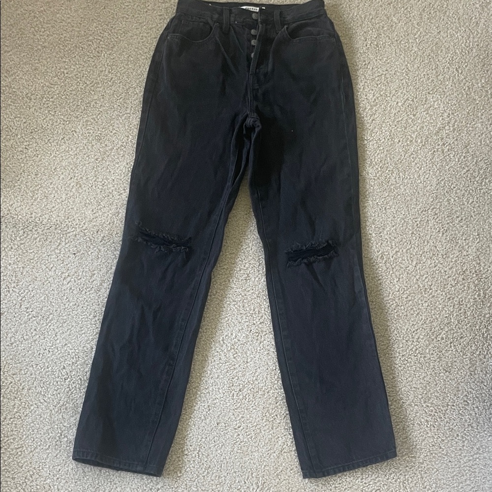 PacSun Black Distressed Jeans